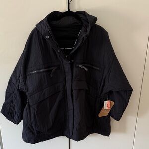 NWT Free People Movement Black Oversized Jacket XS/S